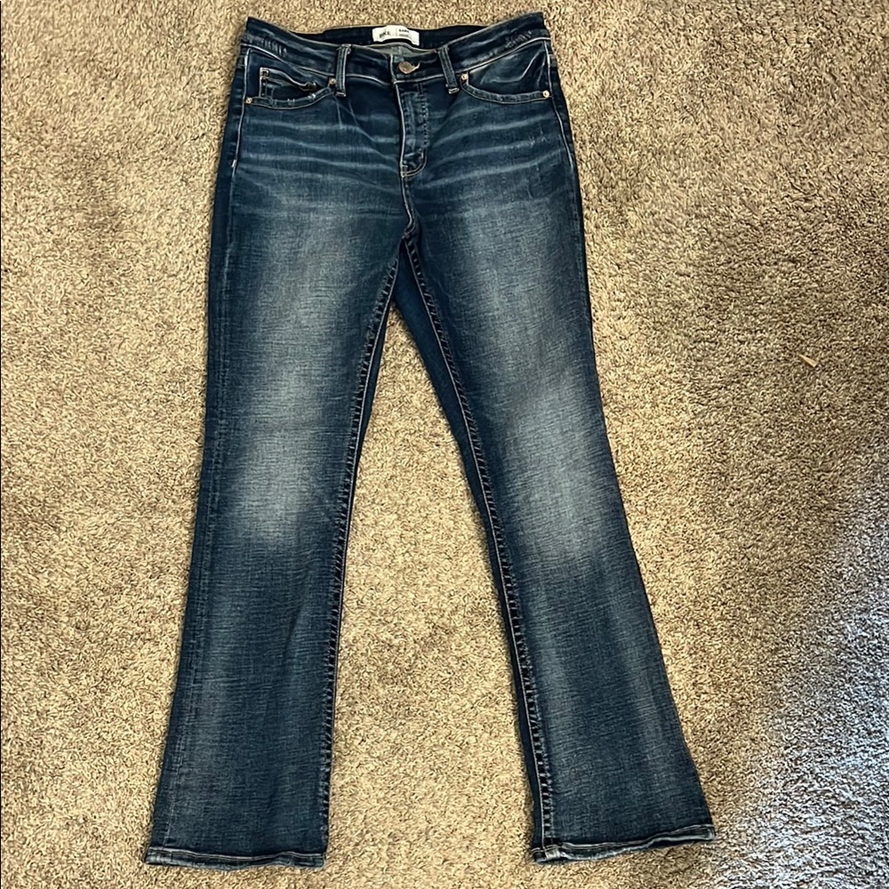 BKE Blue Boot Cut Jeans with Classic Indigo Finish
